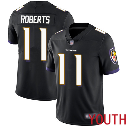 Baltimore Ravens Limited Black Youth Seth Roberts Alternate Jersey NFL Football #11 Vapor Untouchable